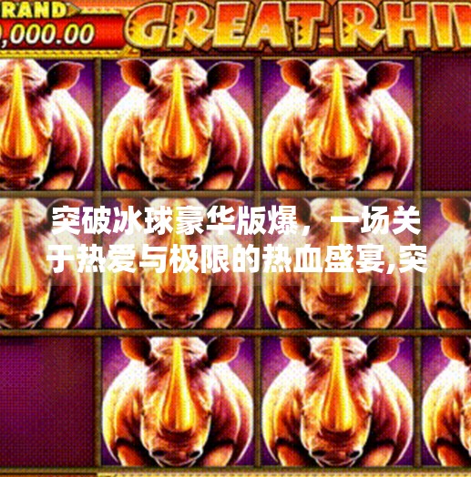 突破冰球豪华版爆，一场关于热爱与极限的热血盛宴,突破冰球豪华版爆